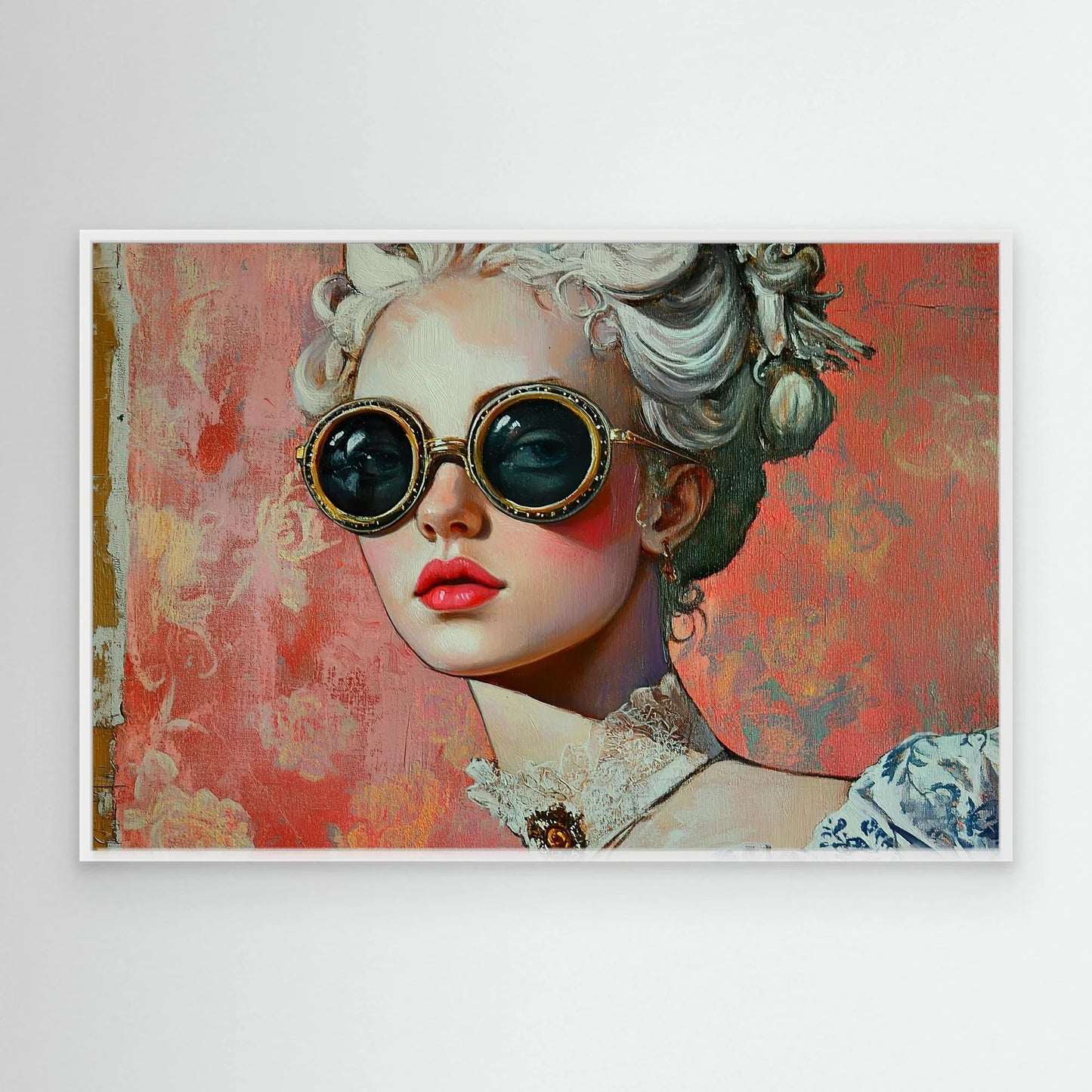 Pink Pilot Canvas Print Robussi