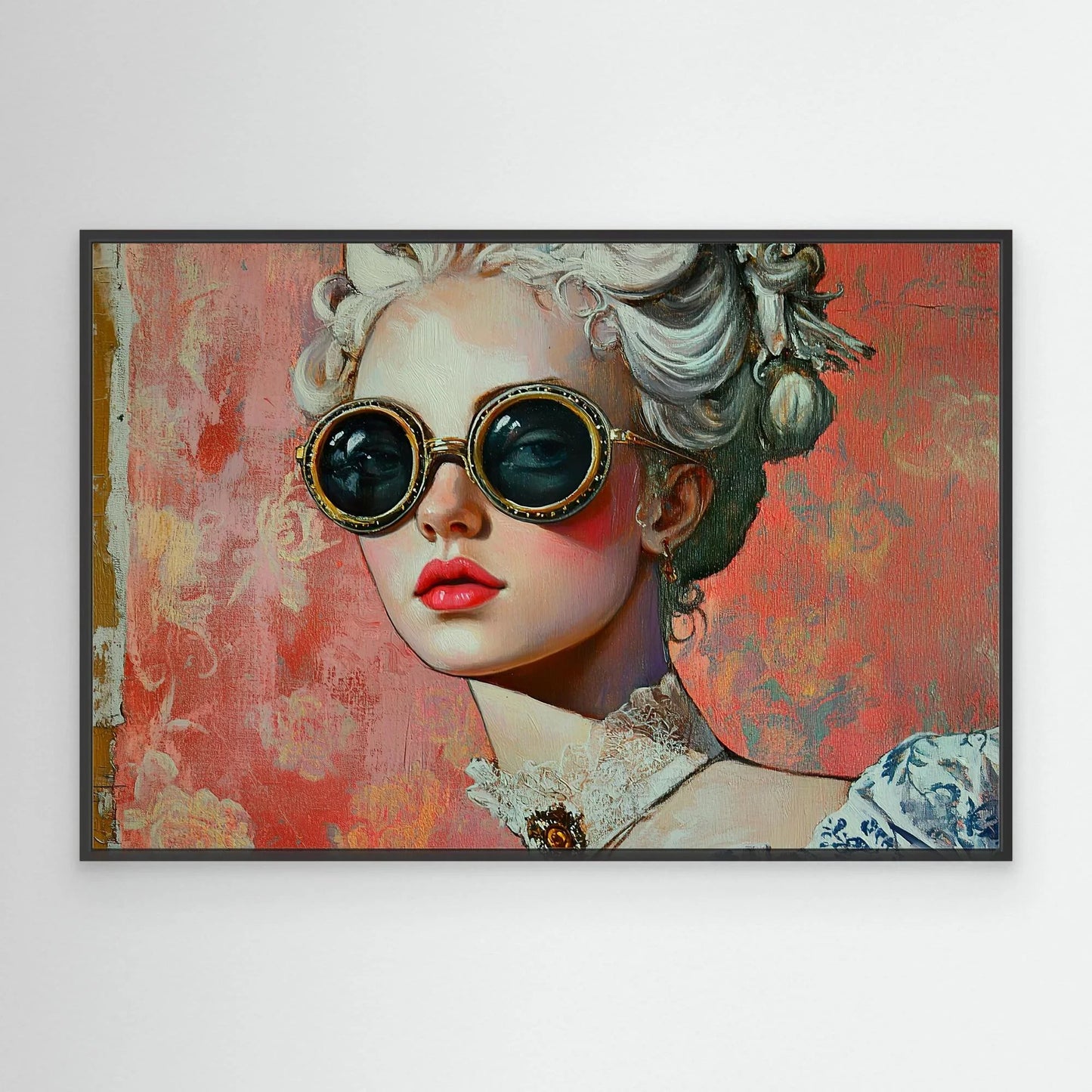 Pink Pilot Canvas Print Robussi