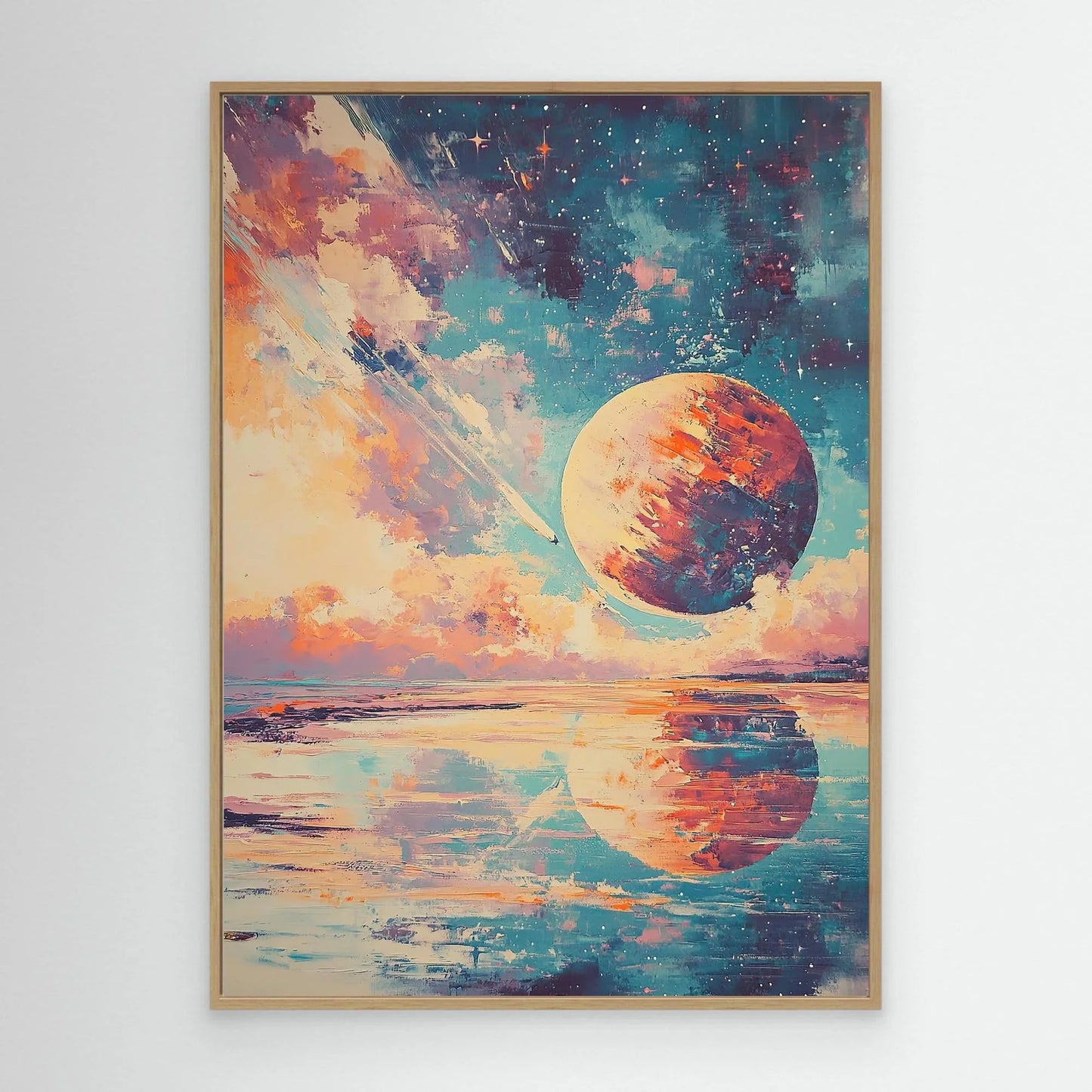Planet Impact Canvas Print Robussi
