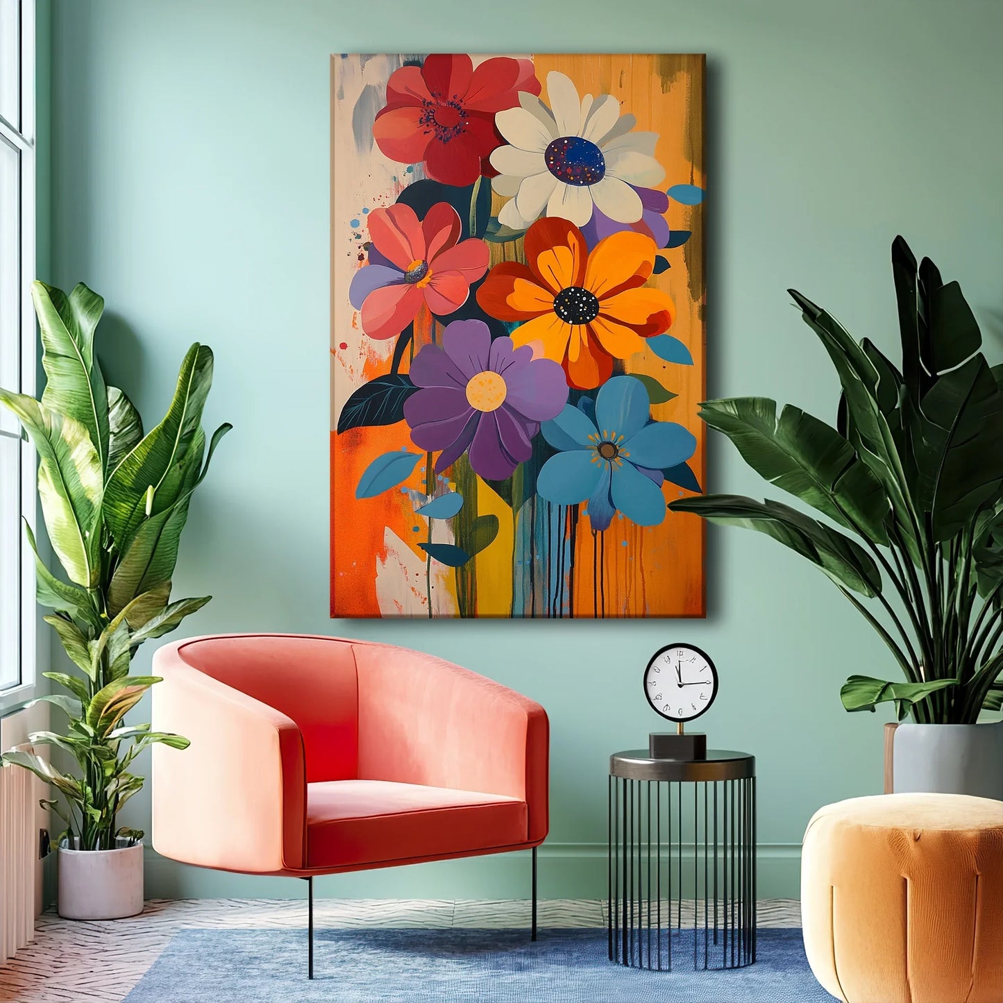 Playful Colors Canvas Print Robussi