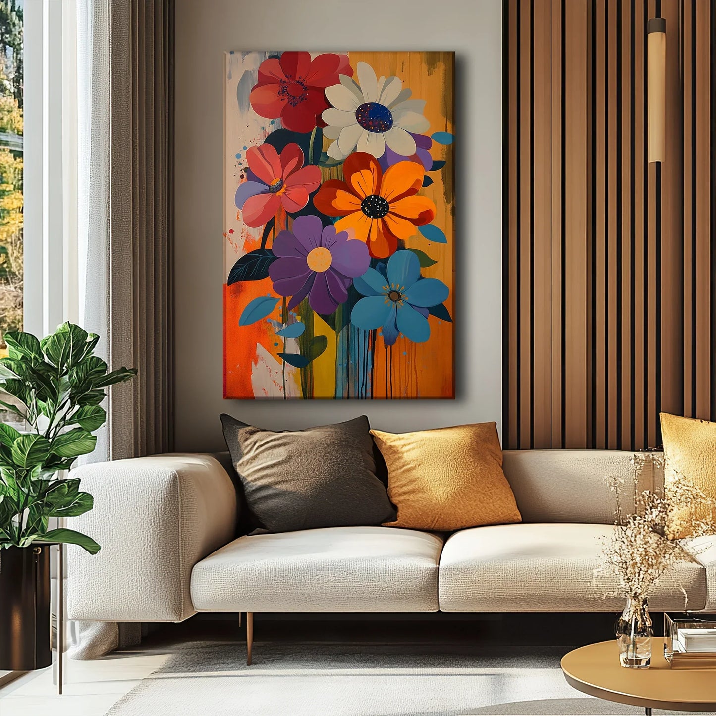 Playful Colors Canvas Print Robussi