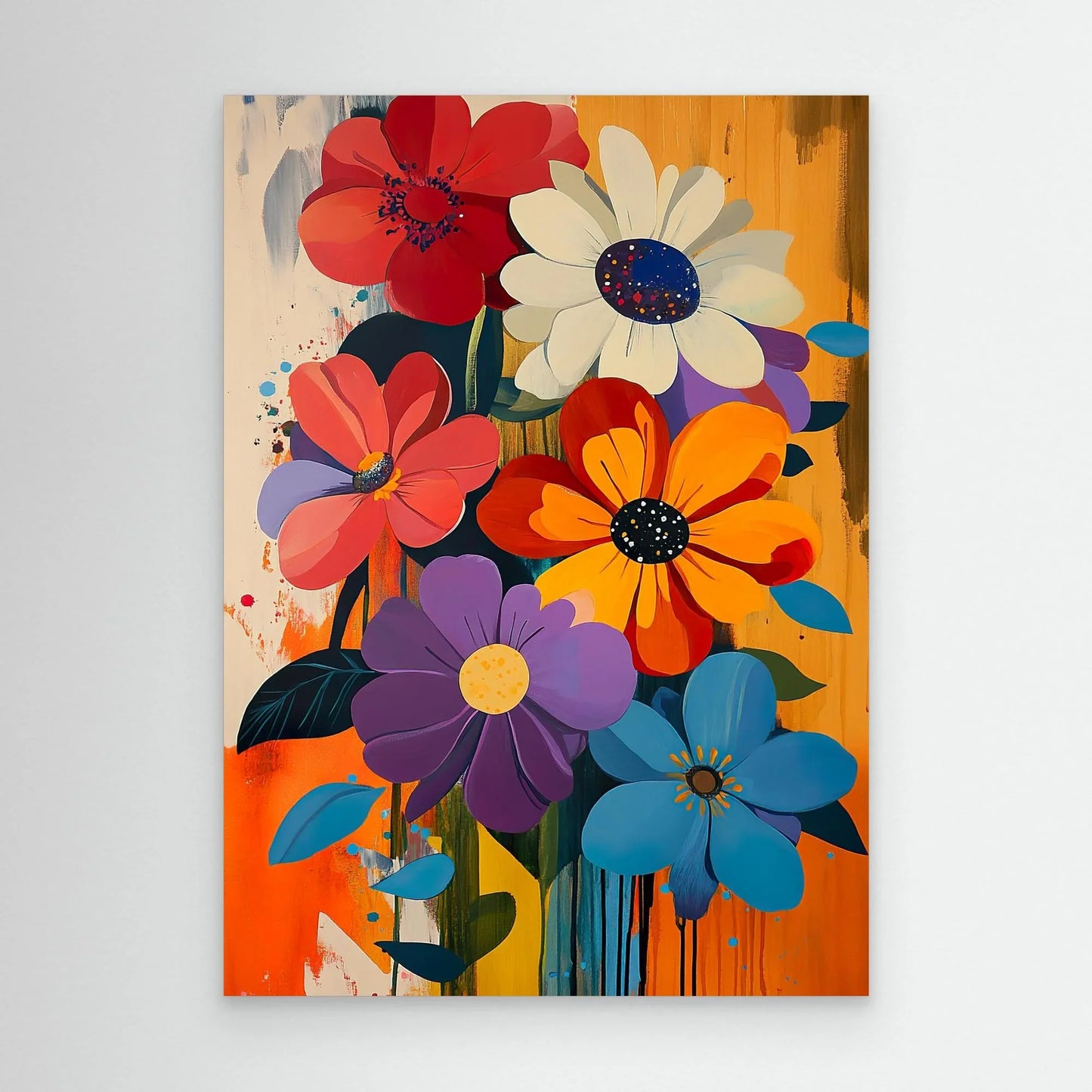 Playful Colors Canvas Print Robussi