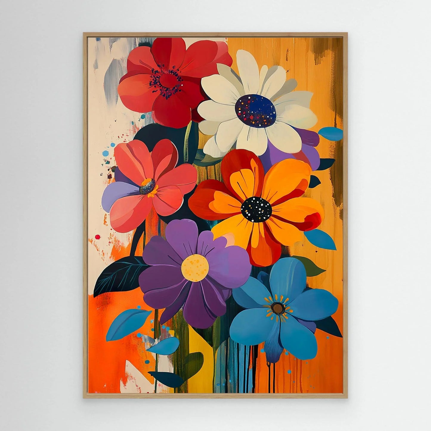 Playful Colors Canvas Print Robussi
