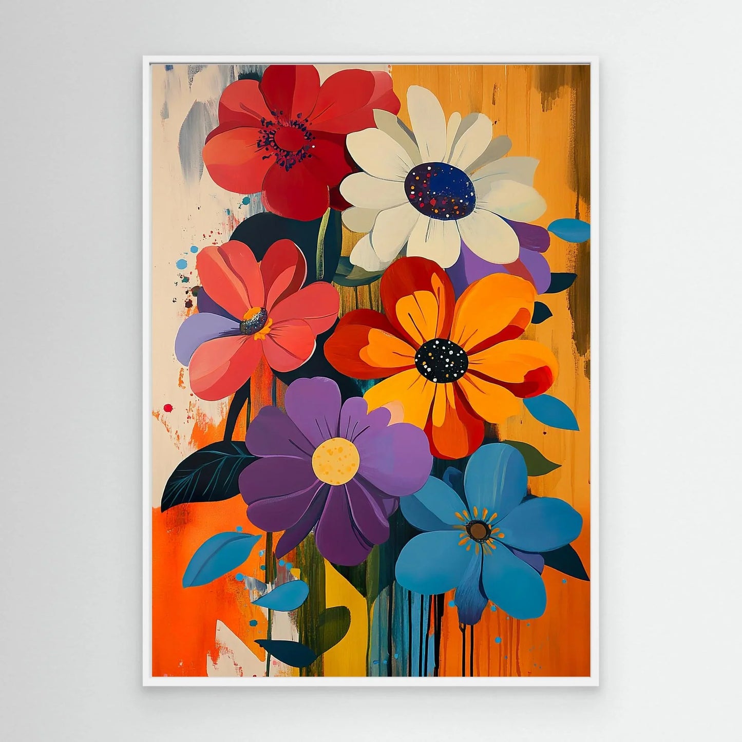 Playful Colors Canvas Print Robussi