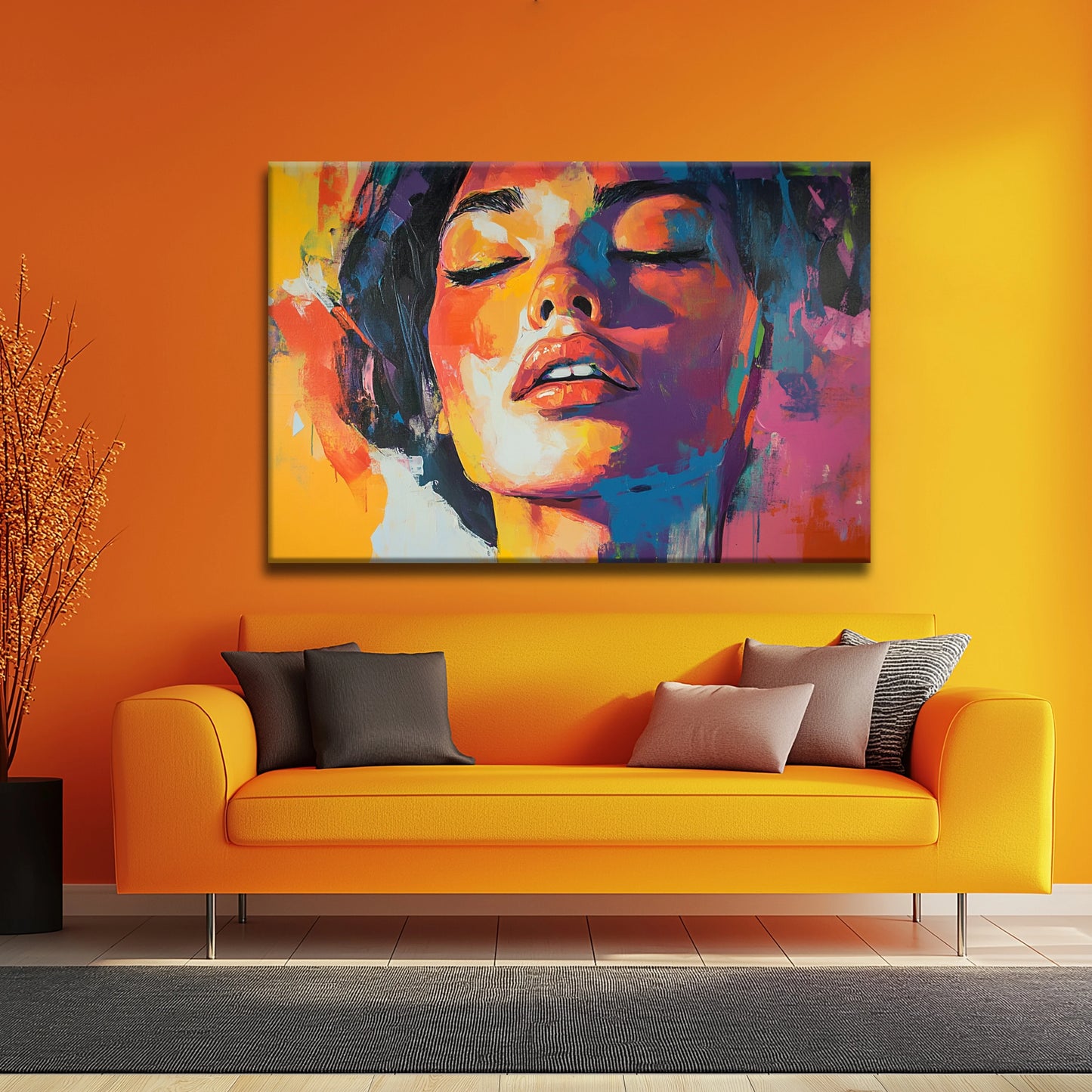 Pleasures Canvas Print Robussi