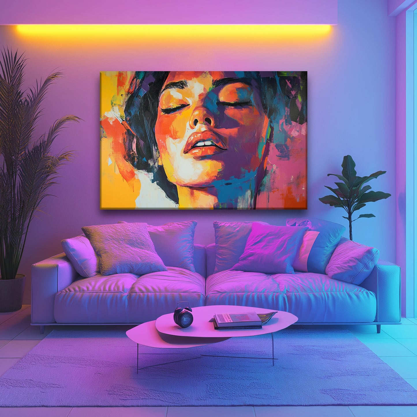 Pleasures Canvas Print Robussi