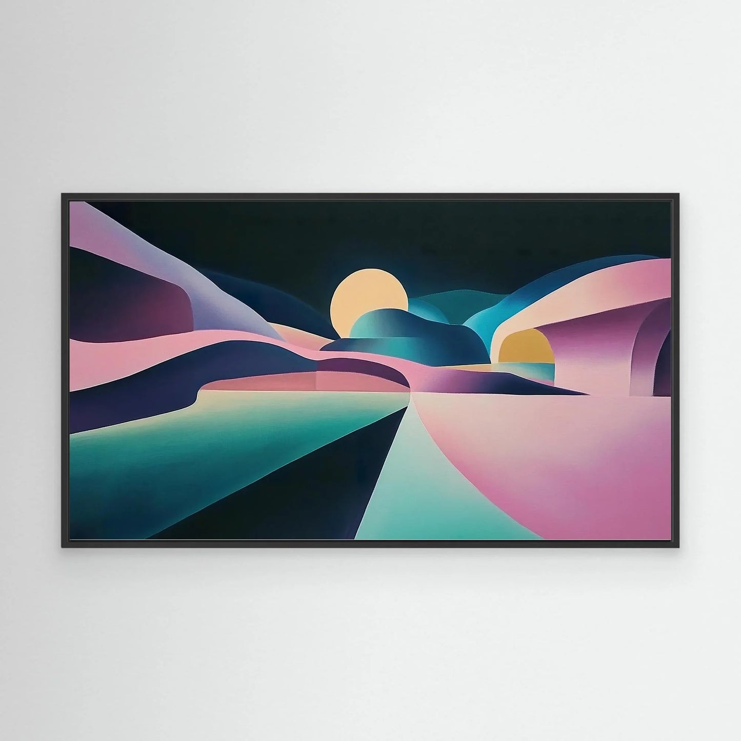Purple Planet Canvas Print Robussi