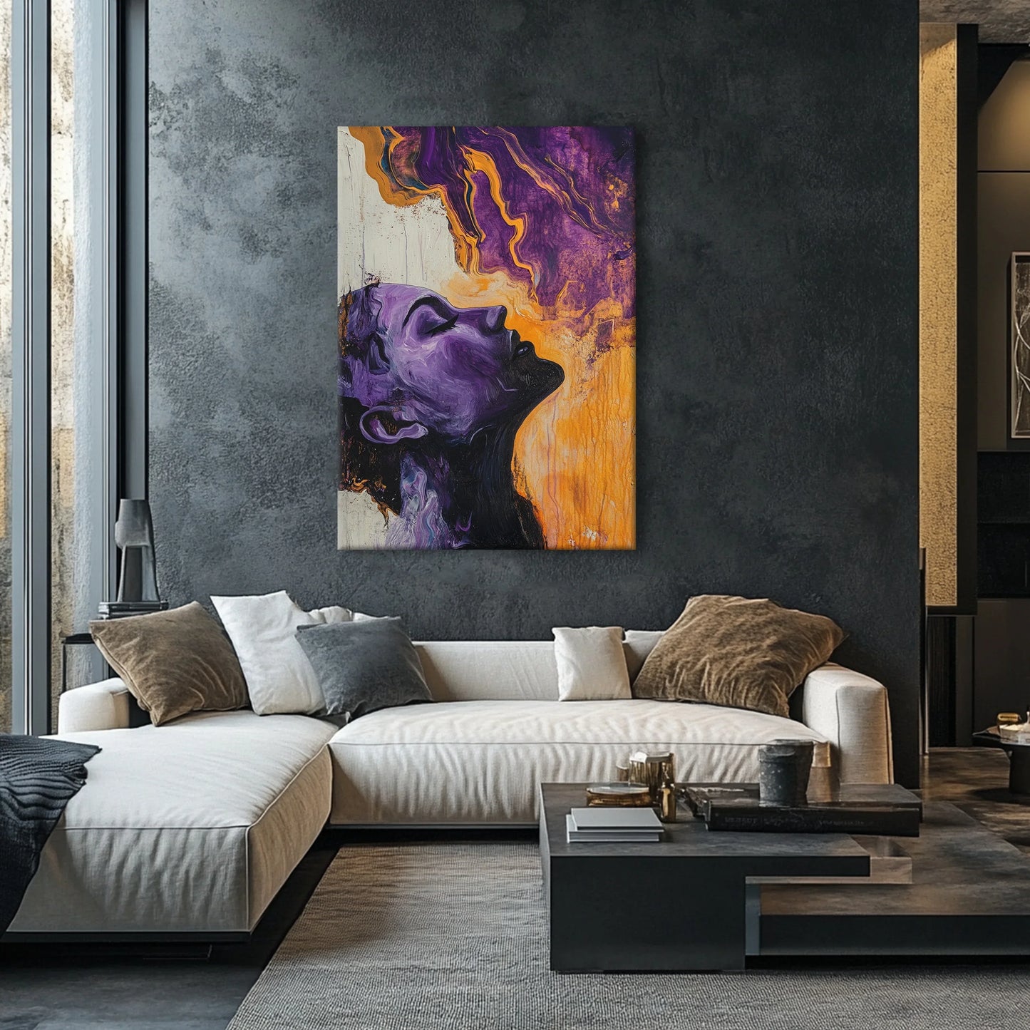 Purple Seduction Canvas Print Robussi