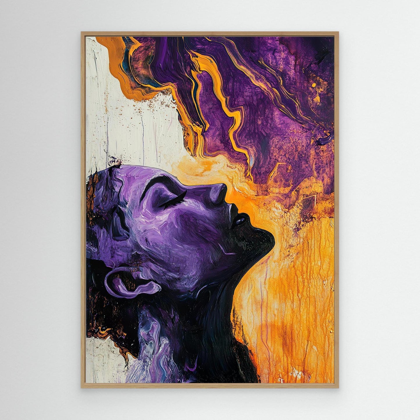 Purple Seduction Canvas Print Robussi