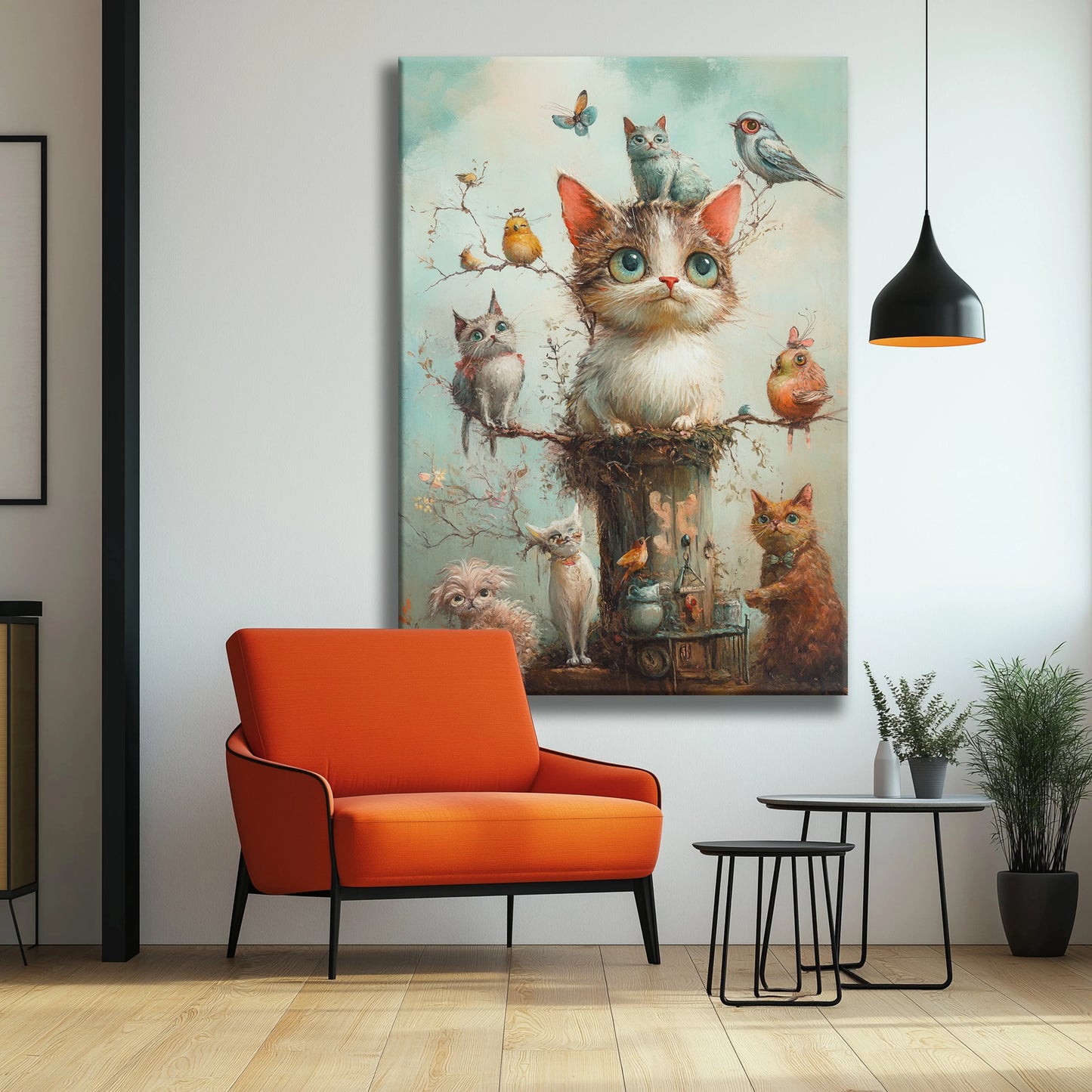 Queen of the Block Canvas Print Robussi