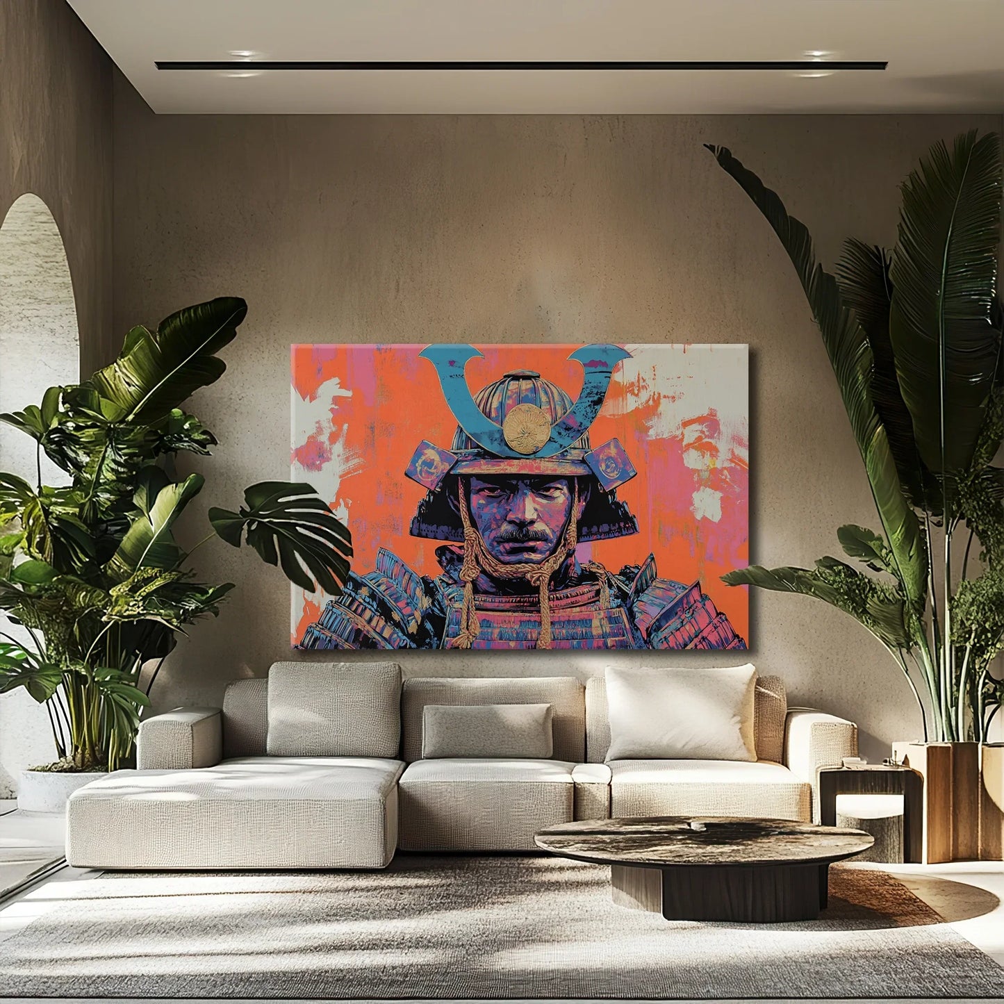 Rage of Japan Canvas Print Robussi