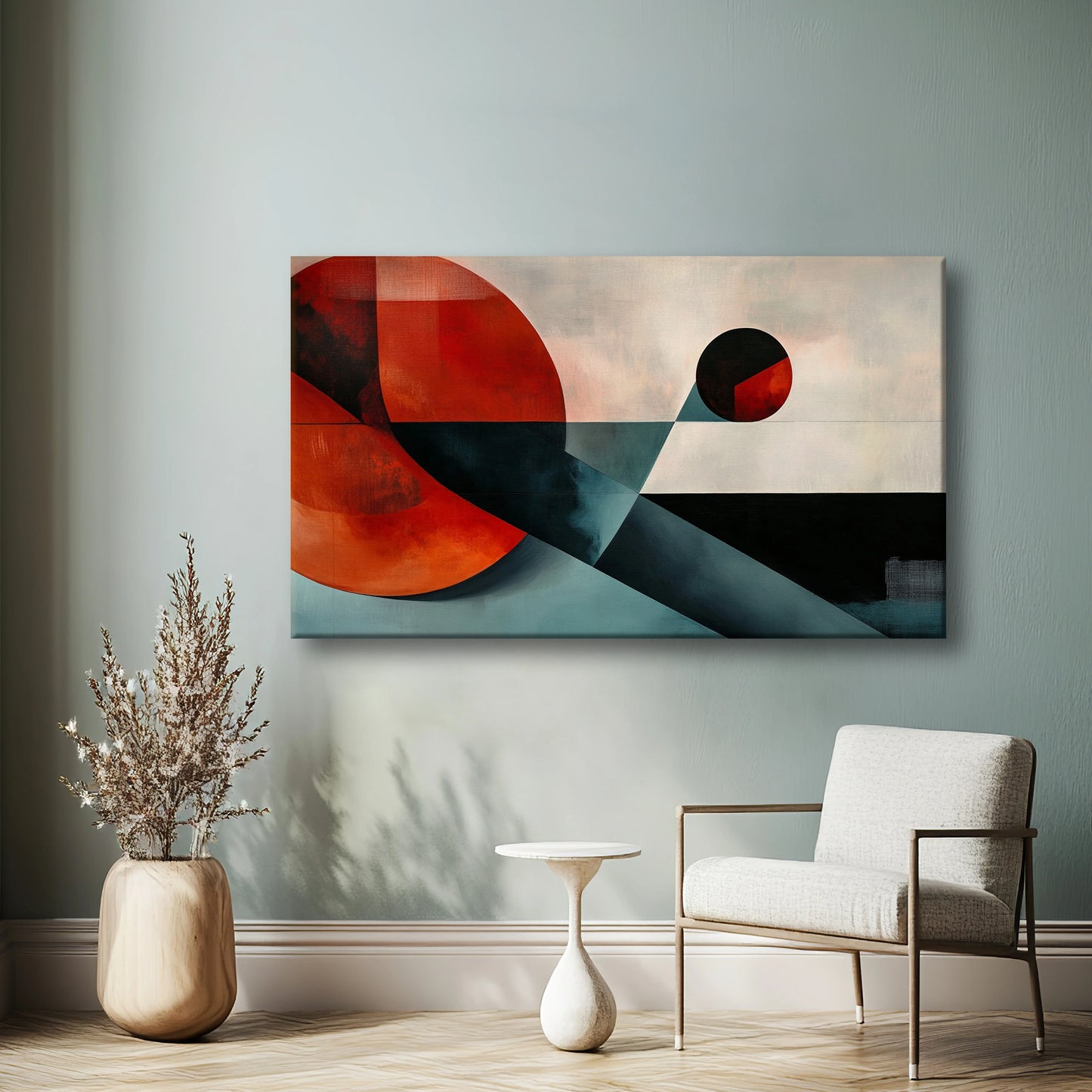 Red Hole Canvas Print Robussi