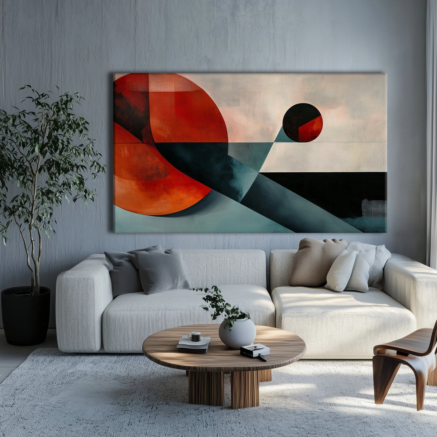 Red Hole Canvas Print Robussi
