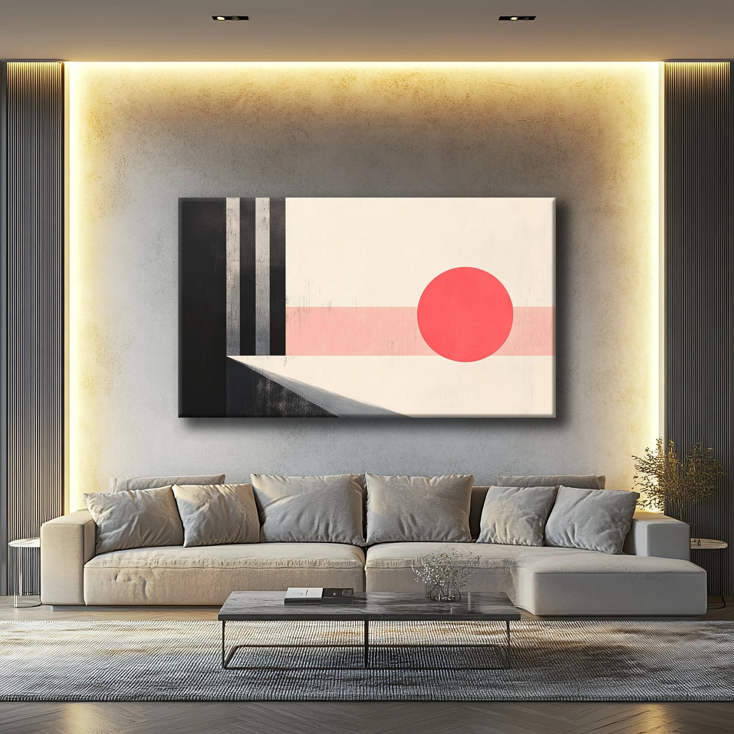 Rising Sun Canvas Print Robussi