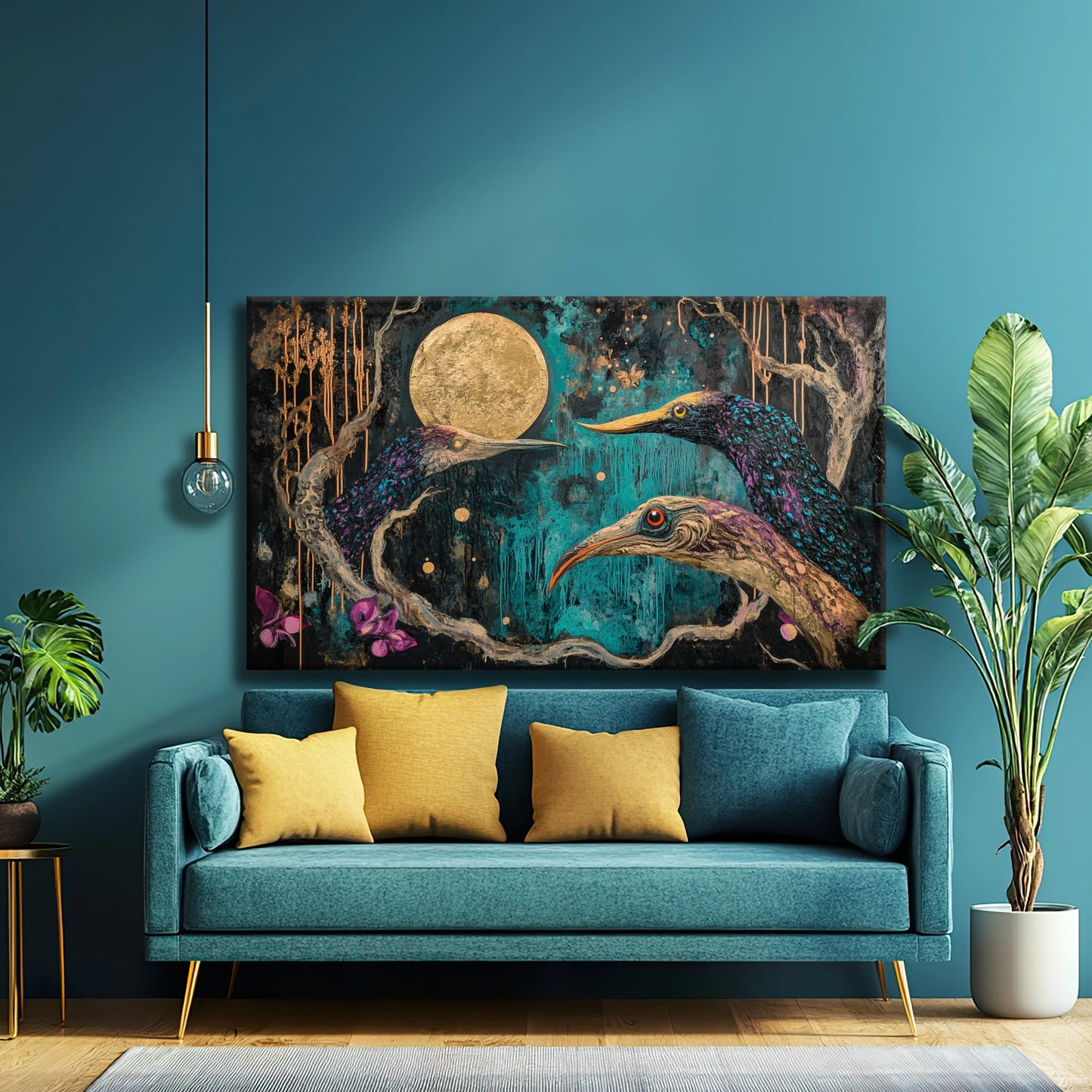 Scary Night Canvas Print Robussi