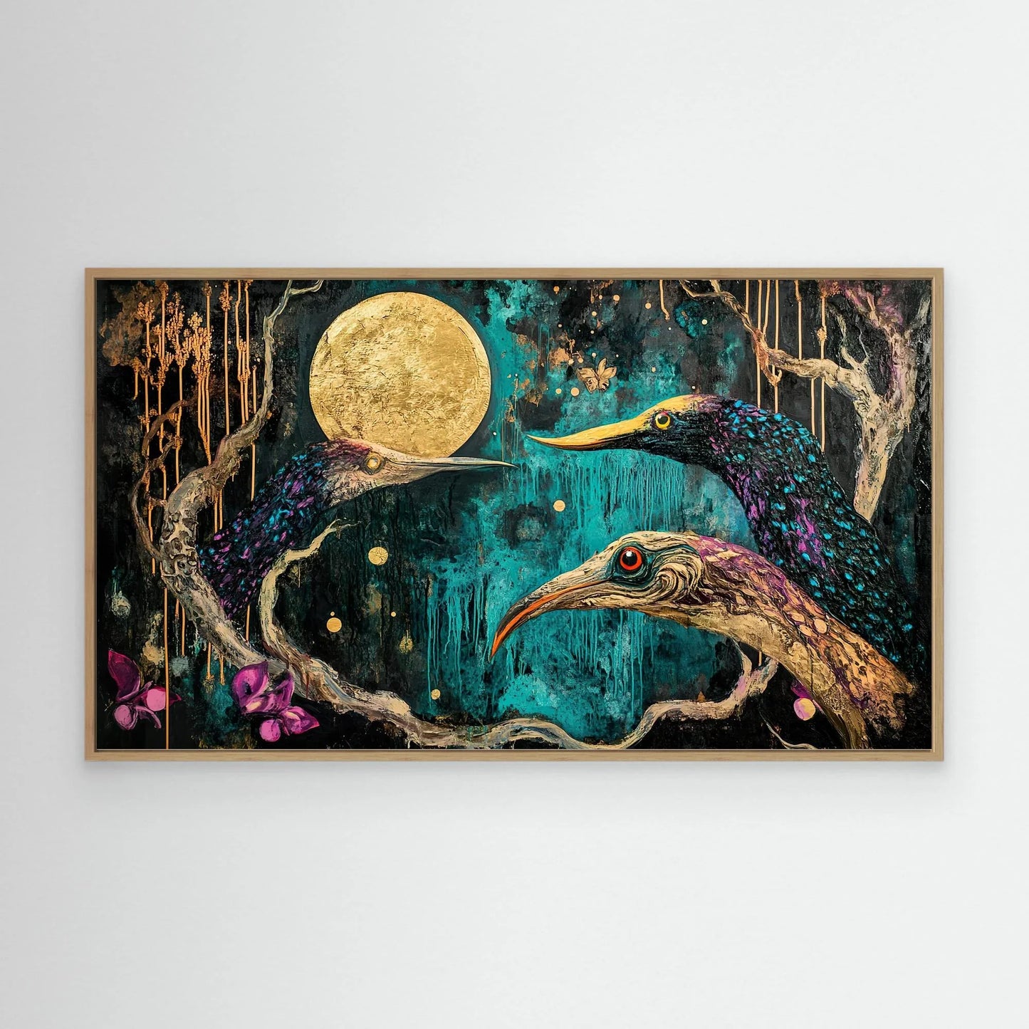 Scary Night Canvas Print Robussi