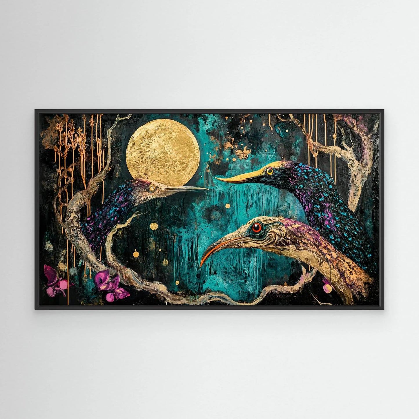 Scary Night Canvas Print Robussi