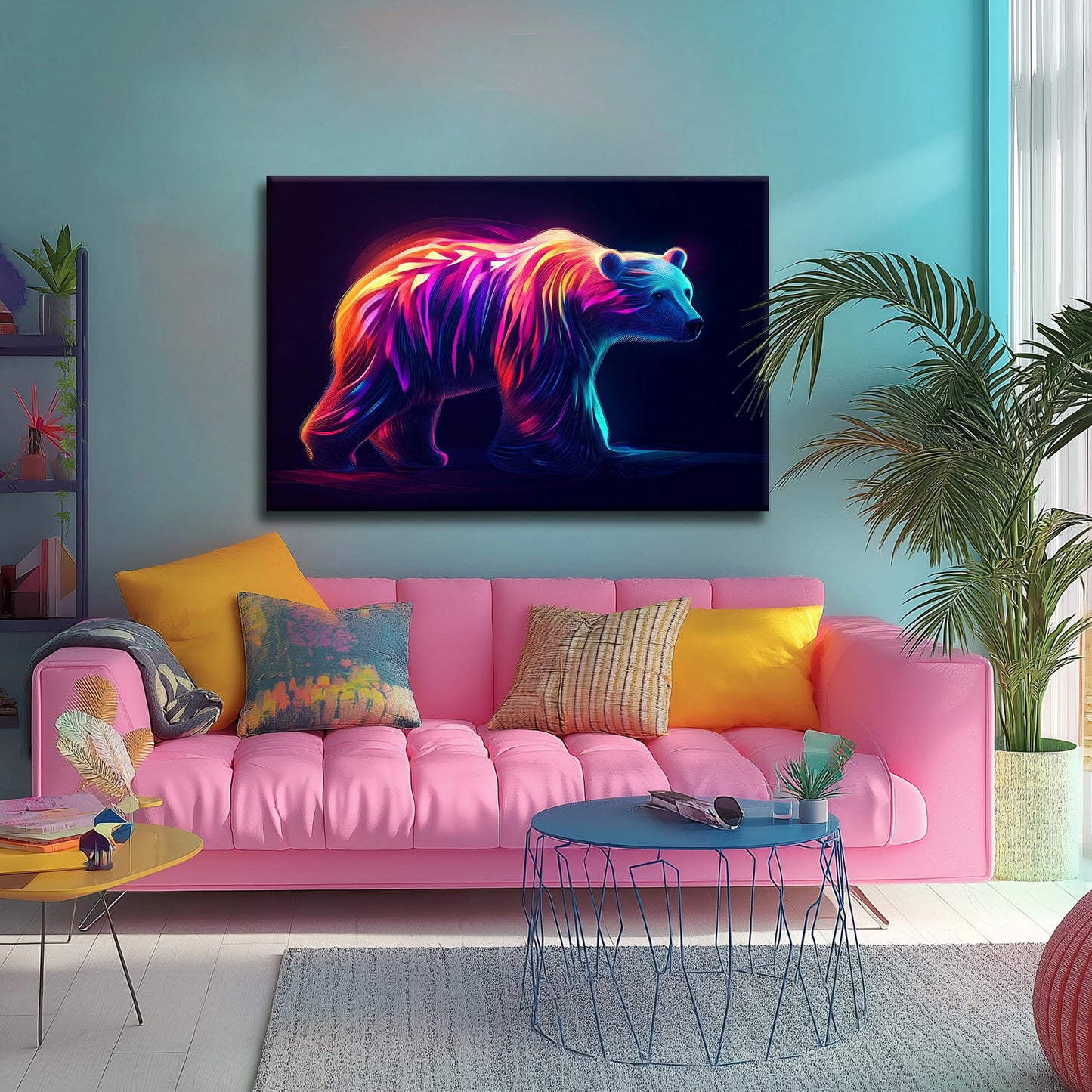 Solar Bear Canvas Print Robussi