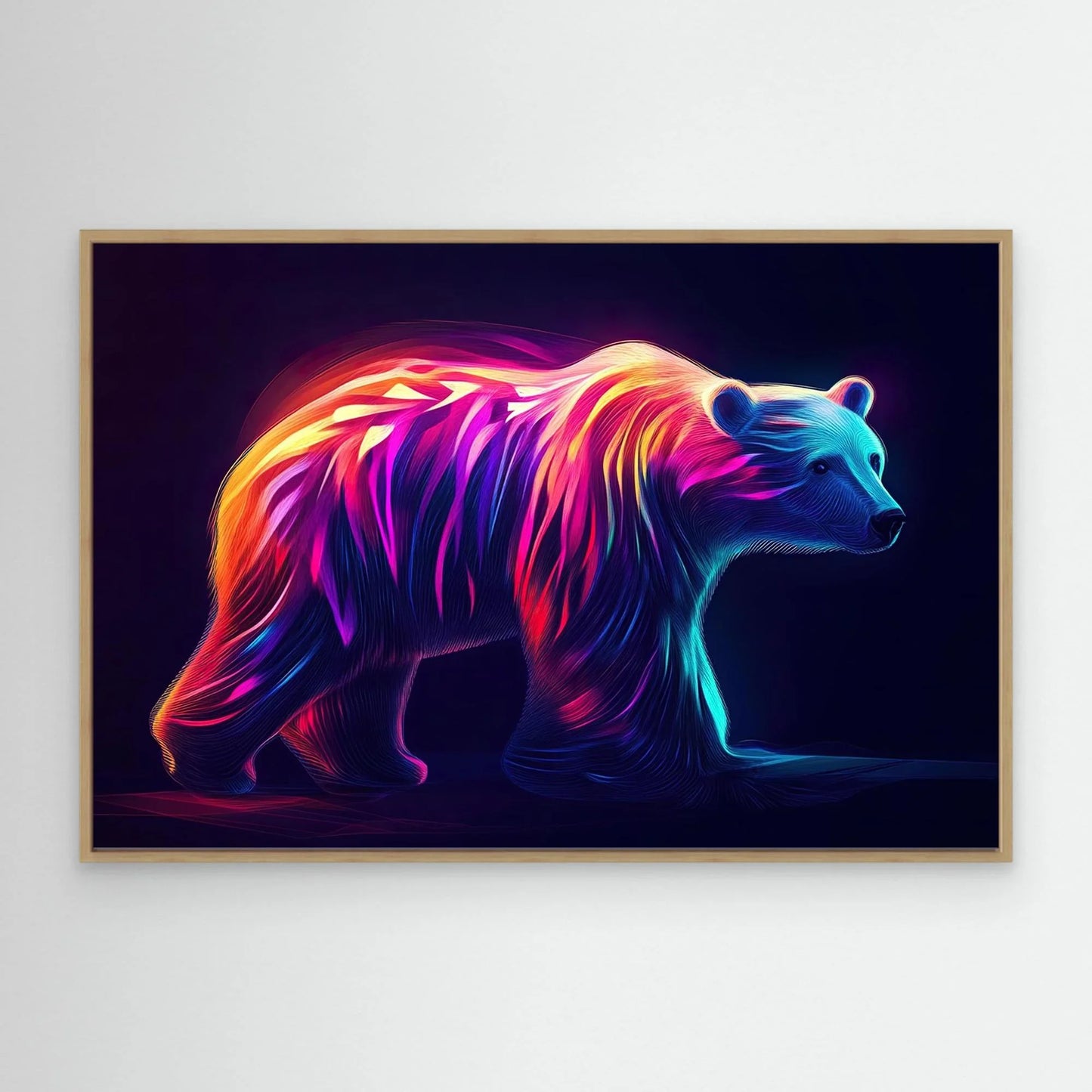 Solar Bear Canvas Print Robussi