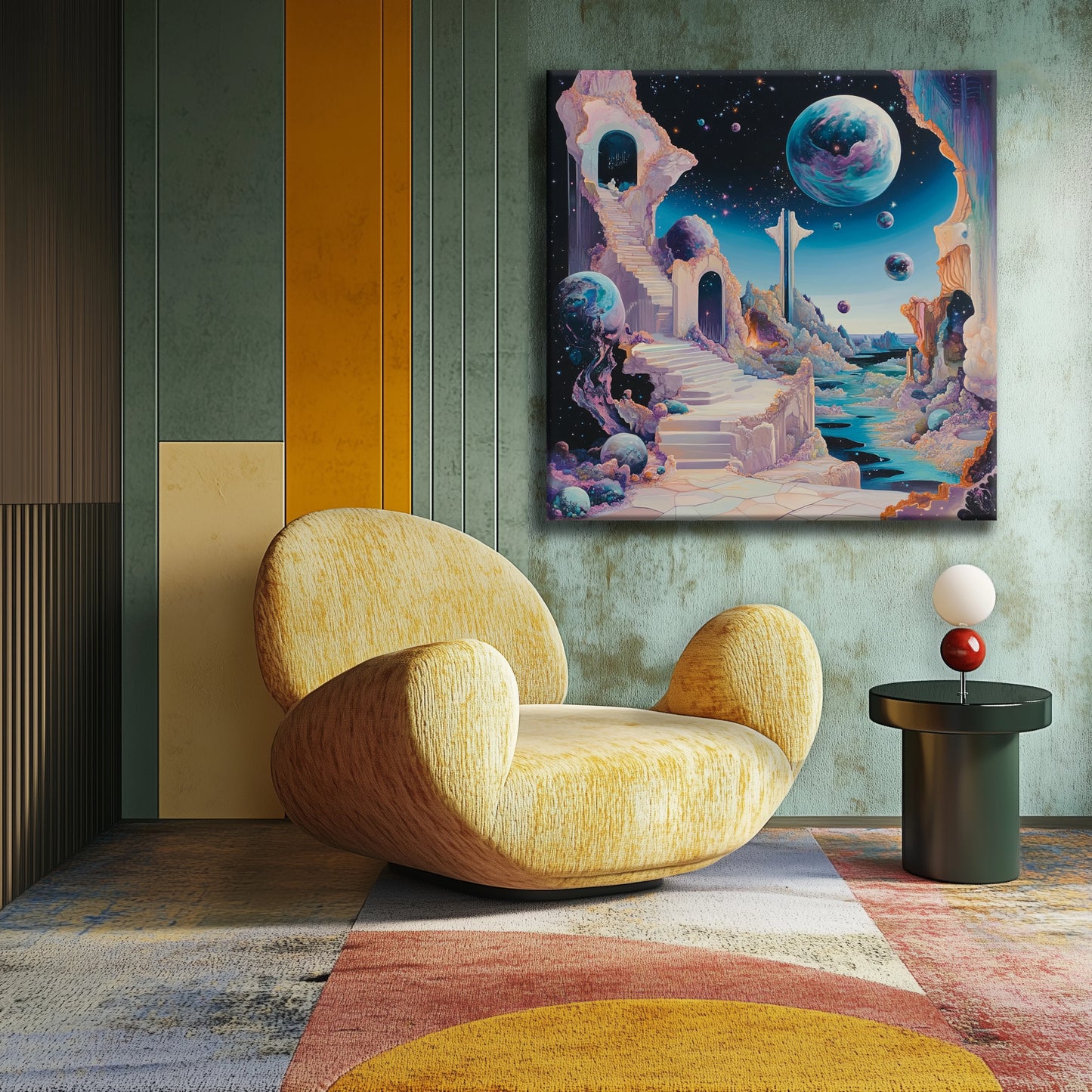 Space Cave Canvas Print Robussi