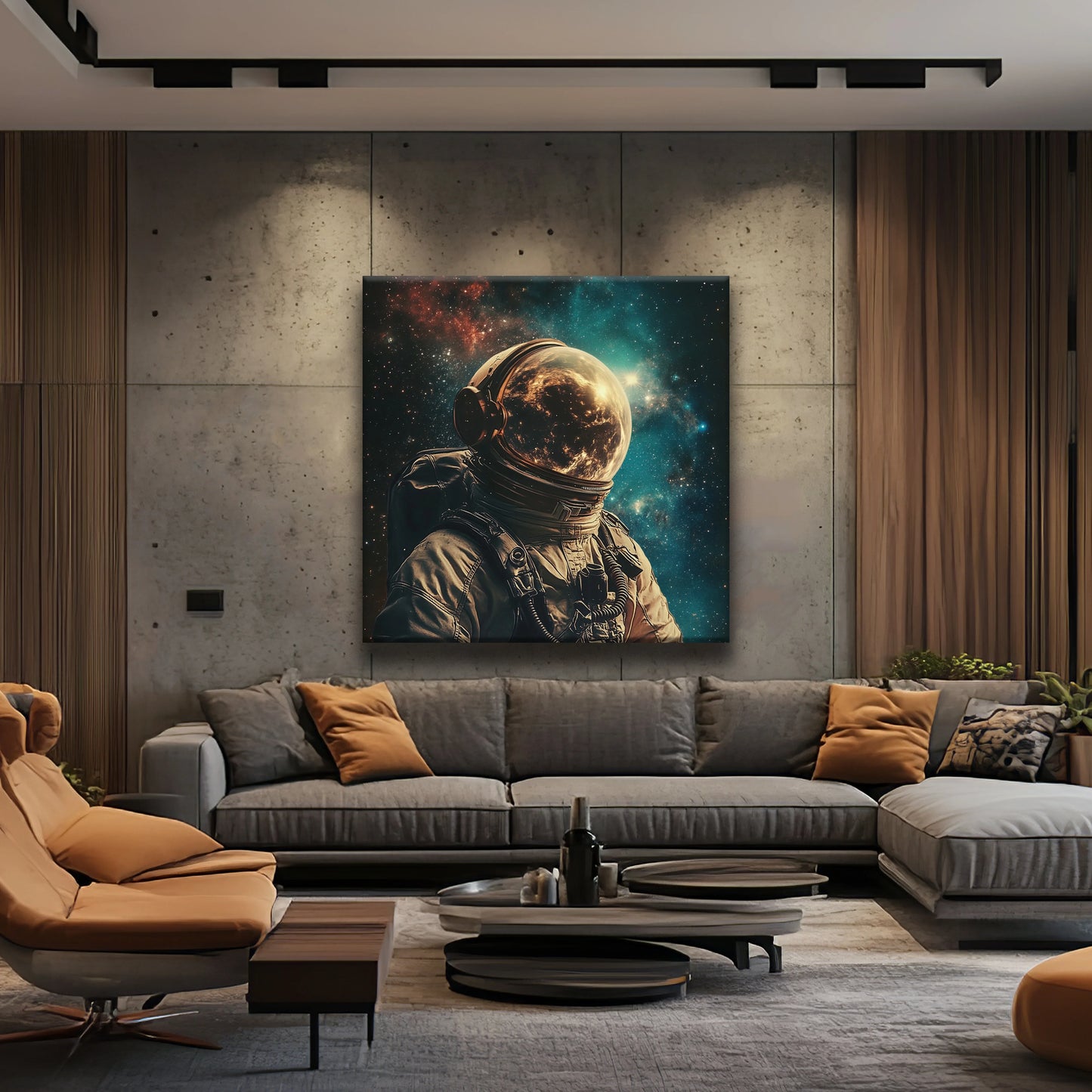 Space Tourist Canvas Print Robussi