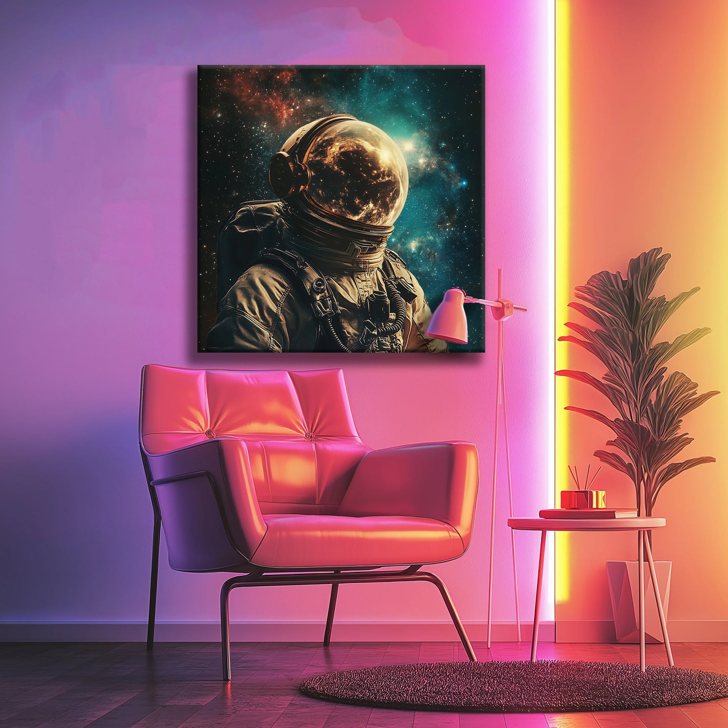 Space Tourist Canvas Print Robussi