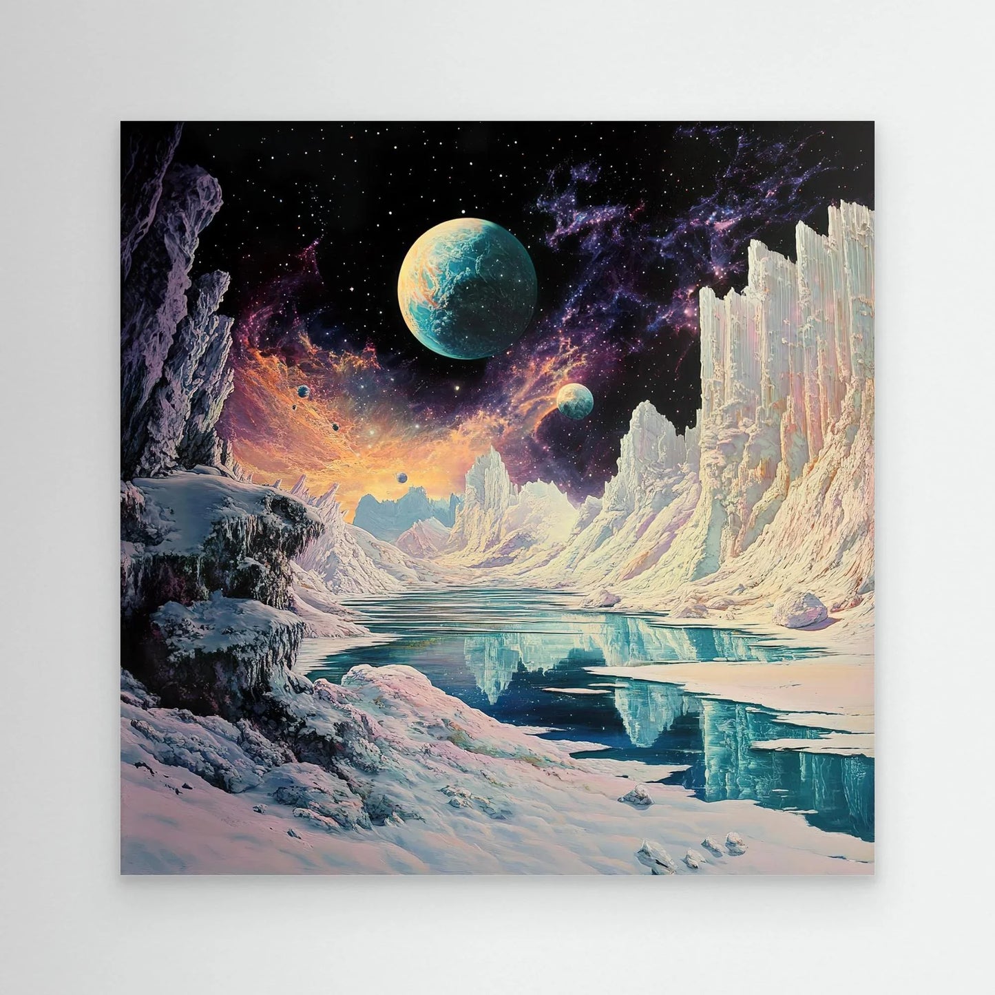 Space Valley Canvas Print Robussi