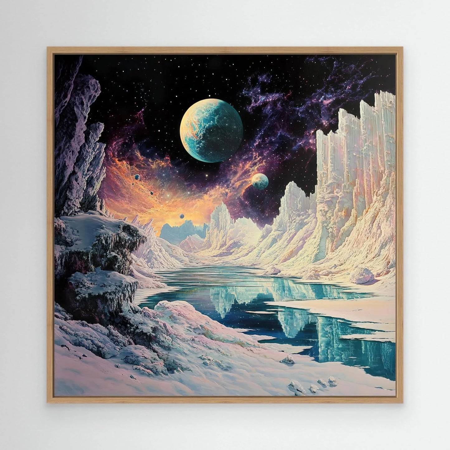Space Valley Canvas Print Robussi