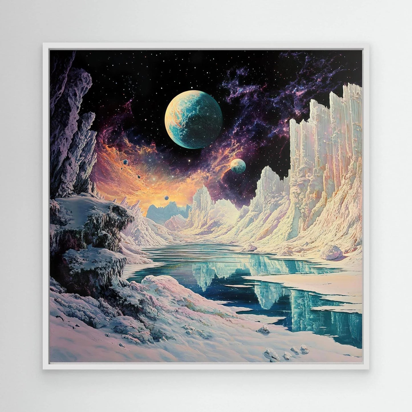 Space Valley Canvas Print Robussi