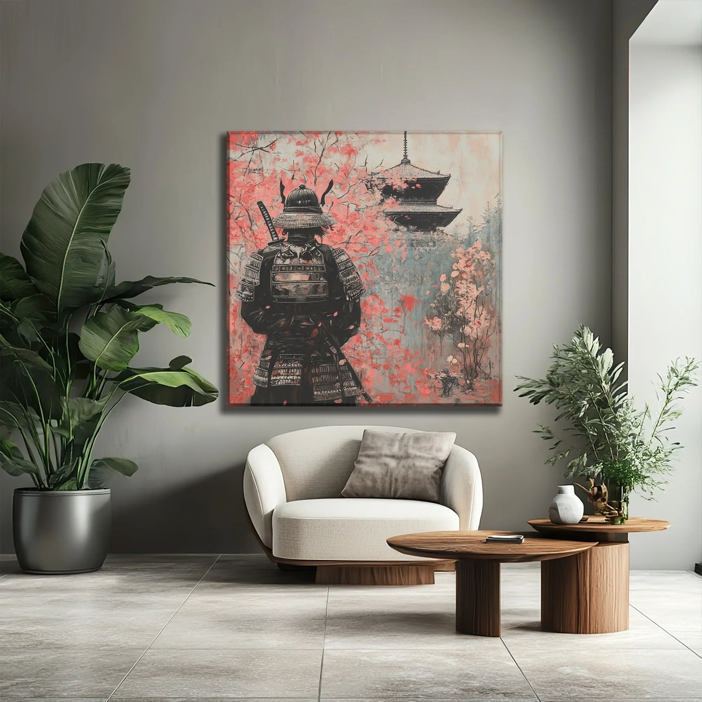 Spy under the Tree Canvas Print Printumo