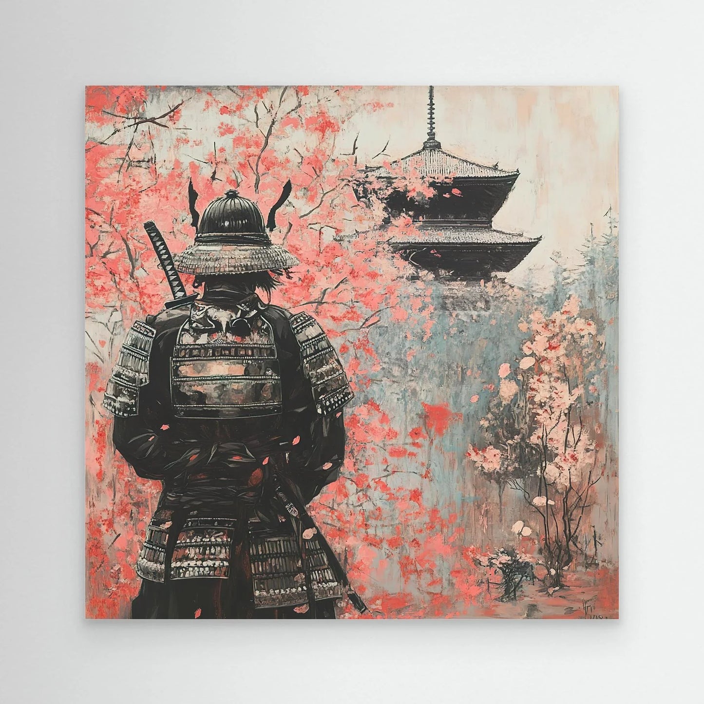 Spy under the Tree Canvas Print Printumo