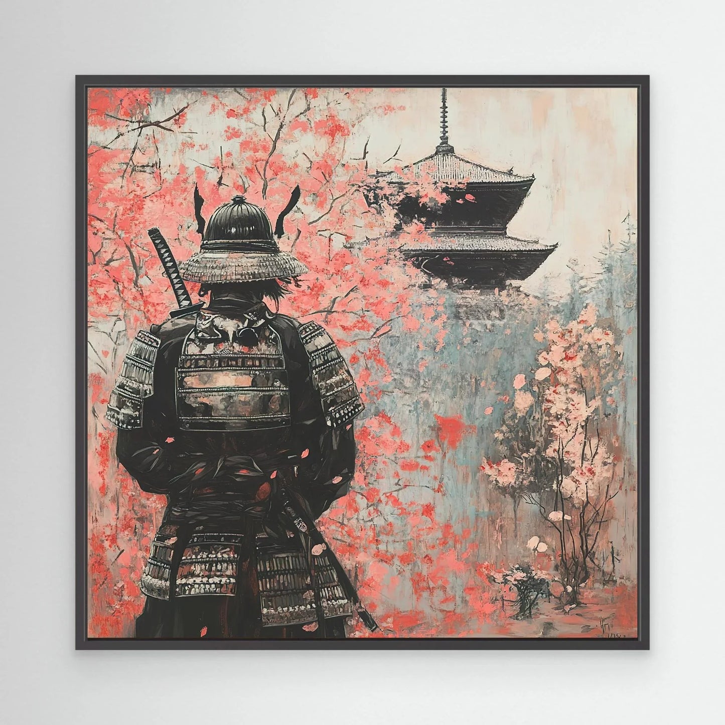 Spy under the Tree Canvas Print Printumo