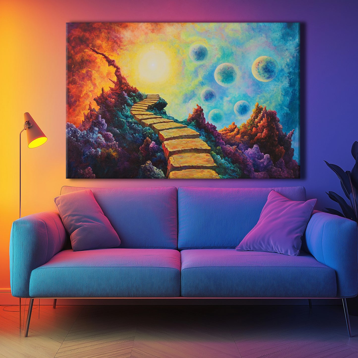 Stairway to Heaven Canvas Print Robussi