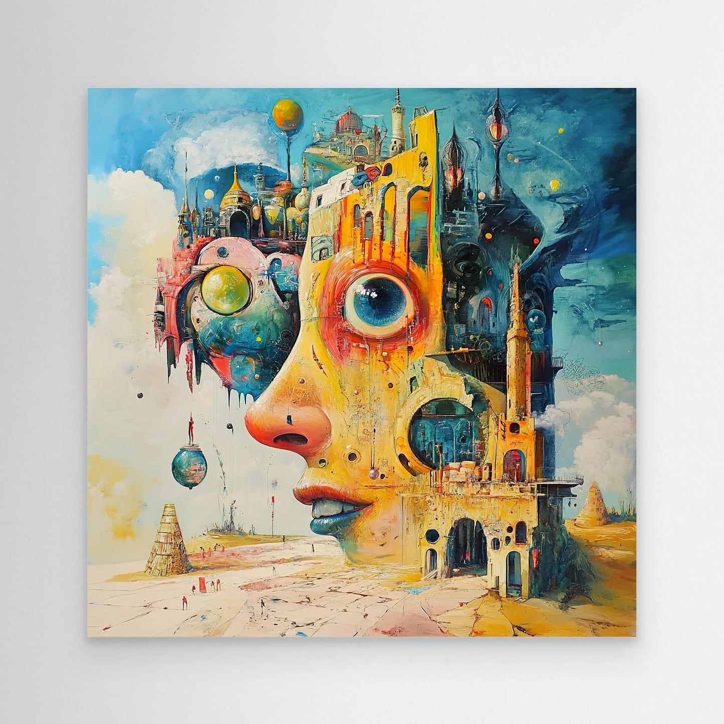 Strange Fortress Canvas Print Robussi