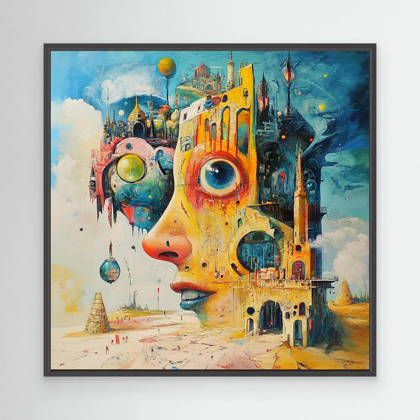 Strange Fortress Canvas Print Robussi