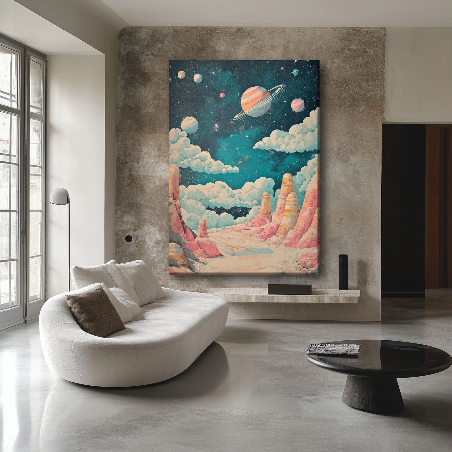 Strange Planet Canvas Print Robussi