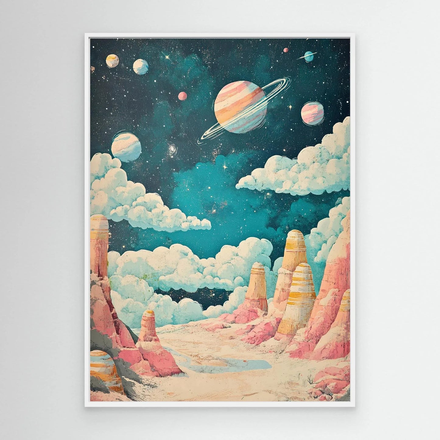 Strange Planet Canvas Print Robussi