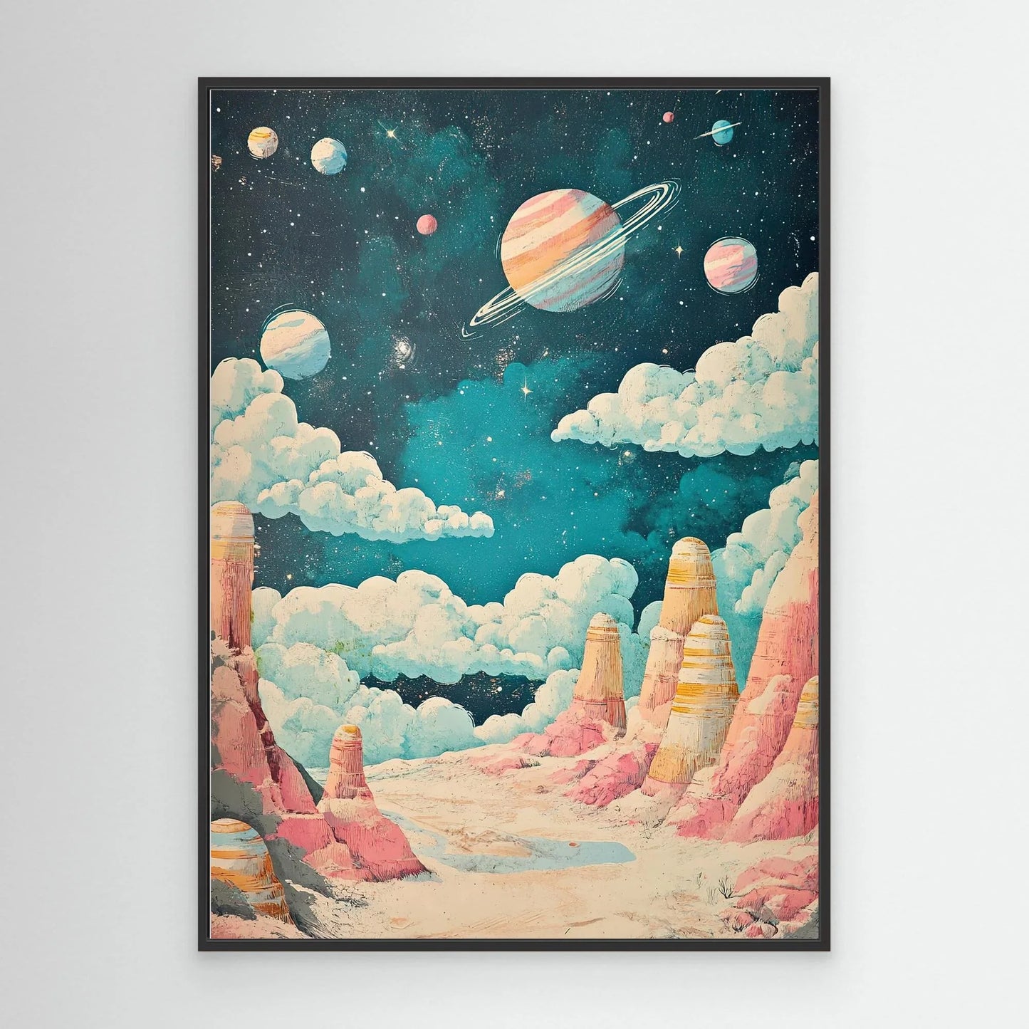 Strange Planet Canvas Print Robussi