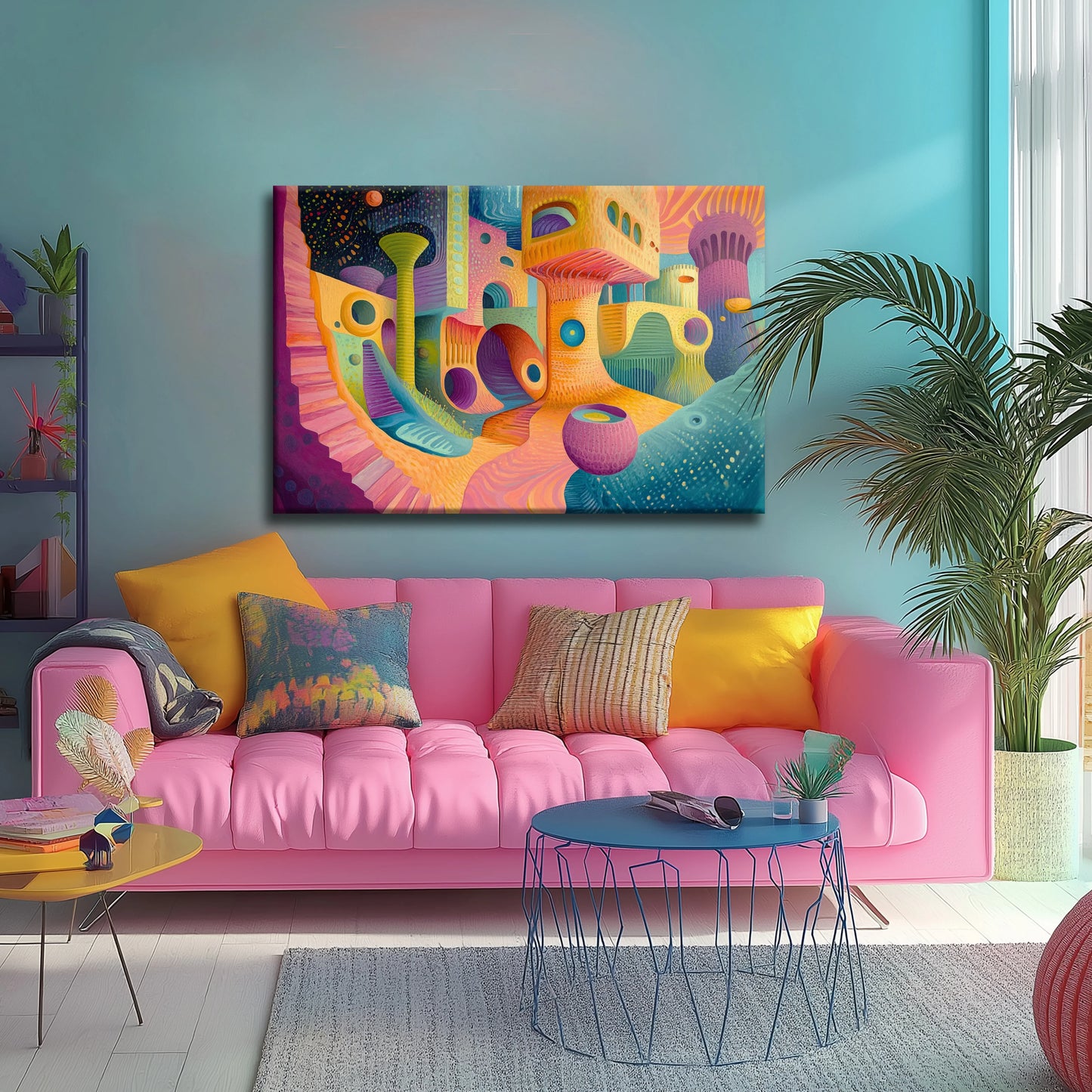 Surreal City Canvas Print Robussi