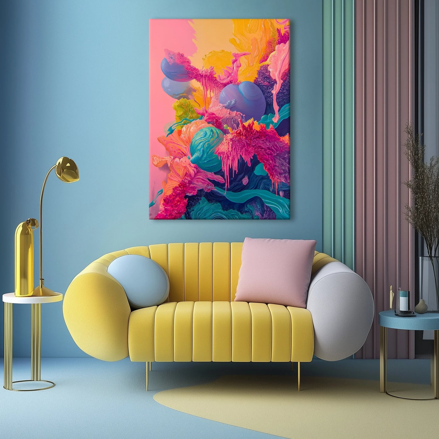 Surreal Garden Canvas Print Robussi