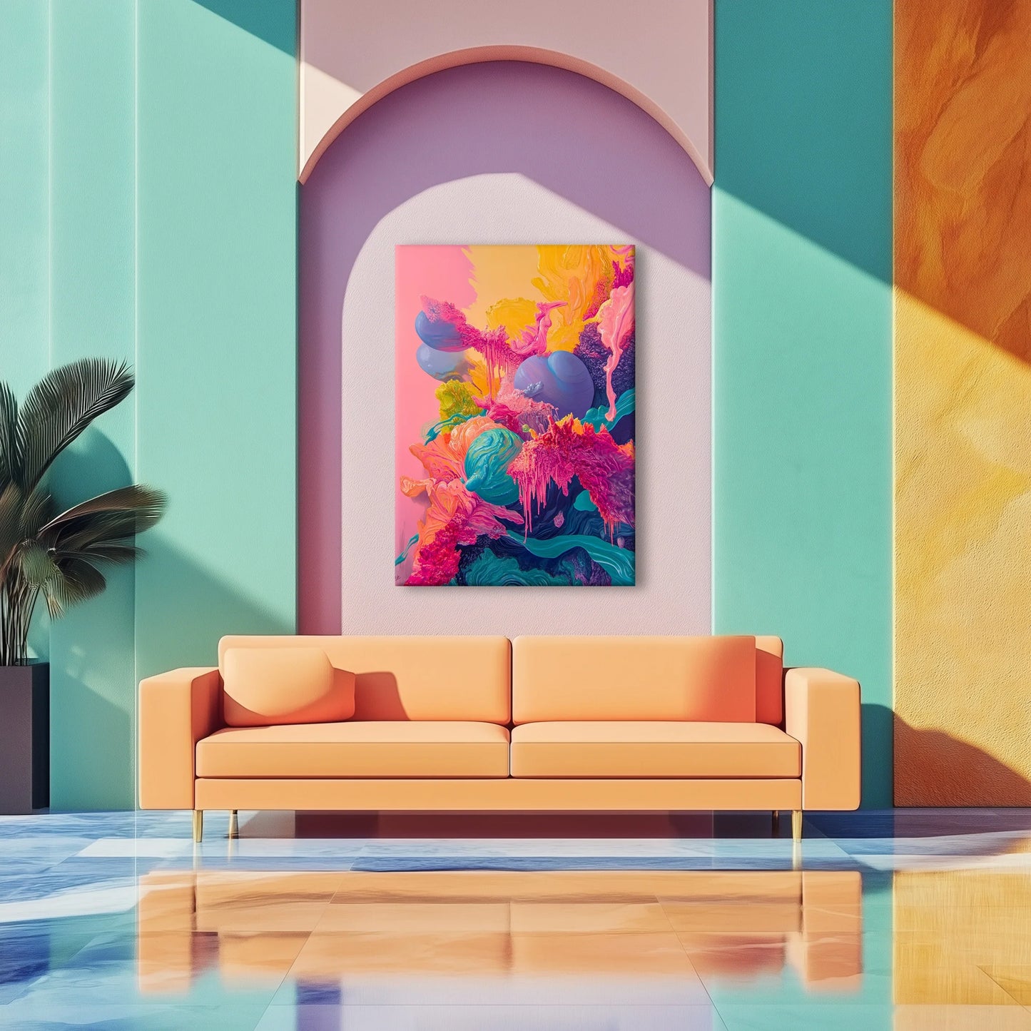 Surreal Garden Canvas Print Robussi