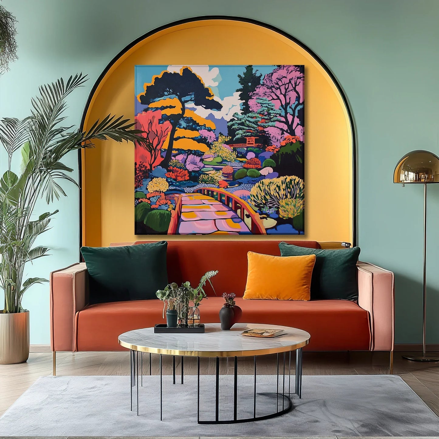 Trippy Day Canvas Print Robussi