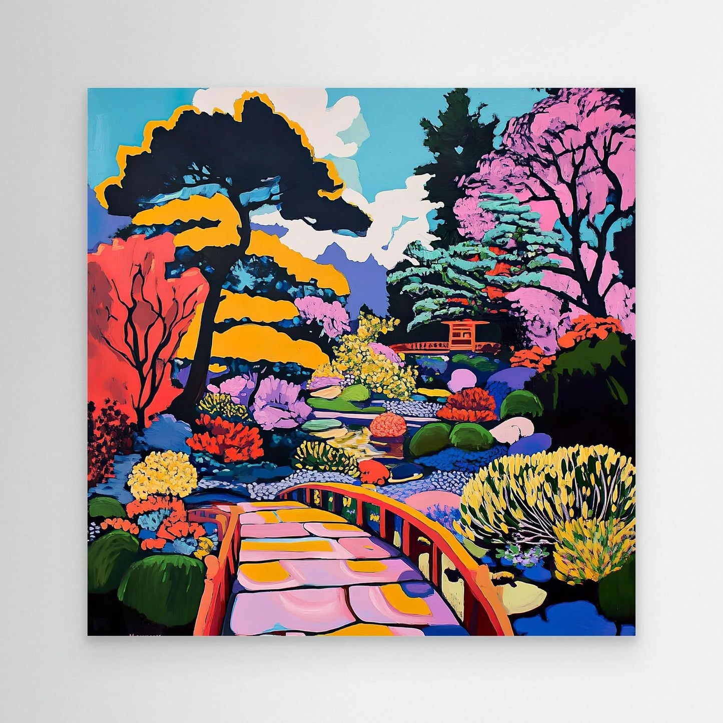 Trippy Day Canvas Print Robussi