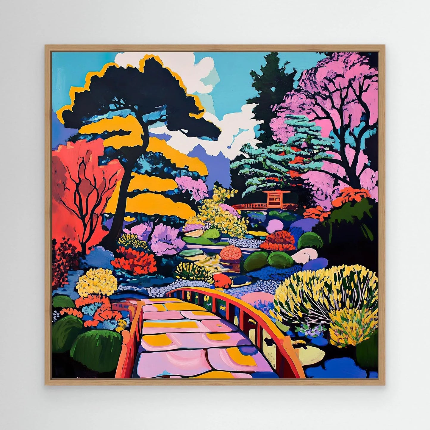 Trippy Day Canvas Print Robussi