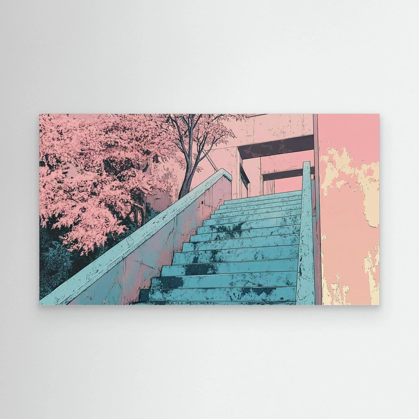 Walking Up Canvas Print Robussi