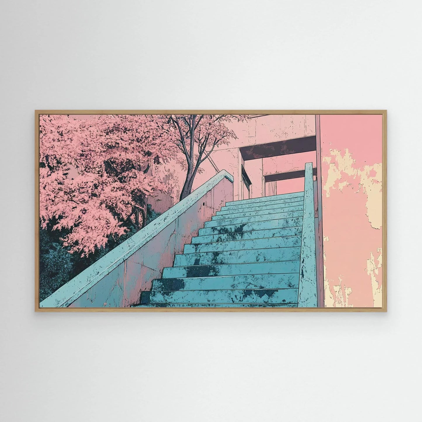 Walking Up Canvas Print Robussi