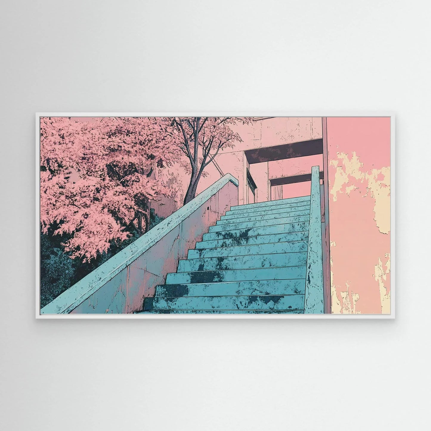 Walking Up Canvas Print Robussi