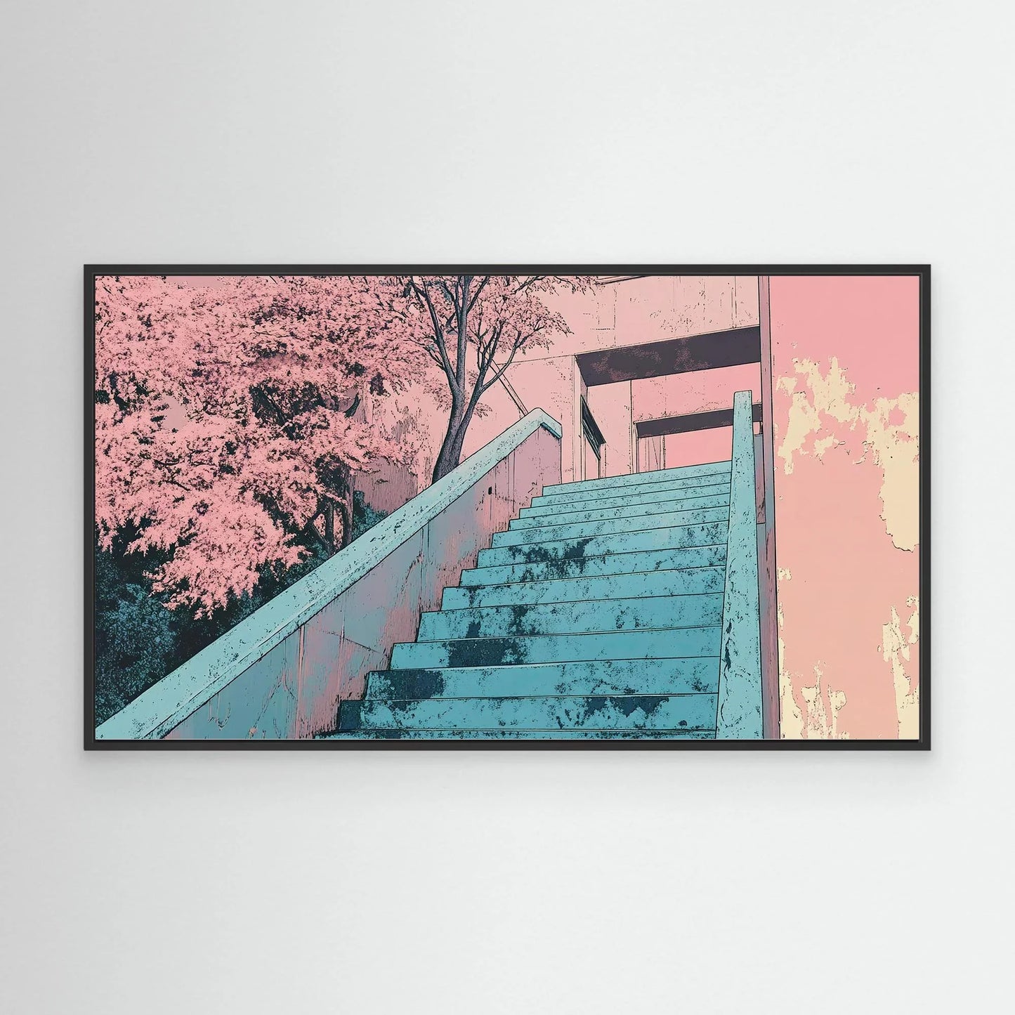 Walking Up Canvas Print Robussi
