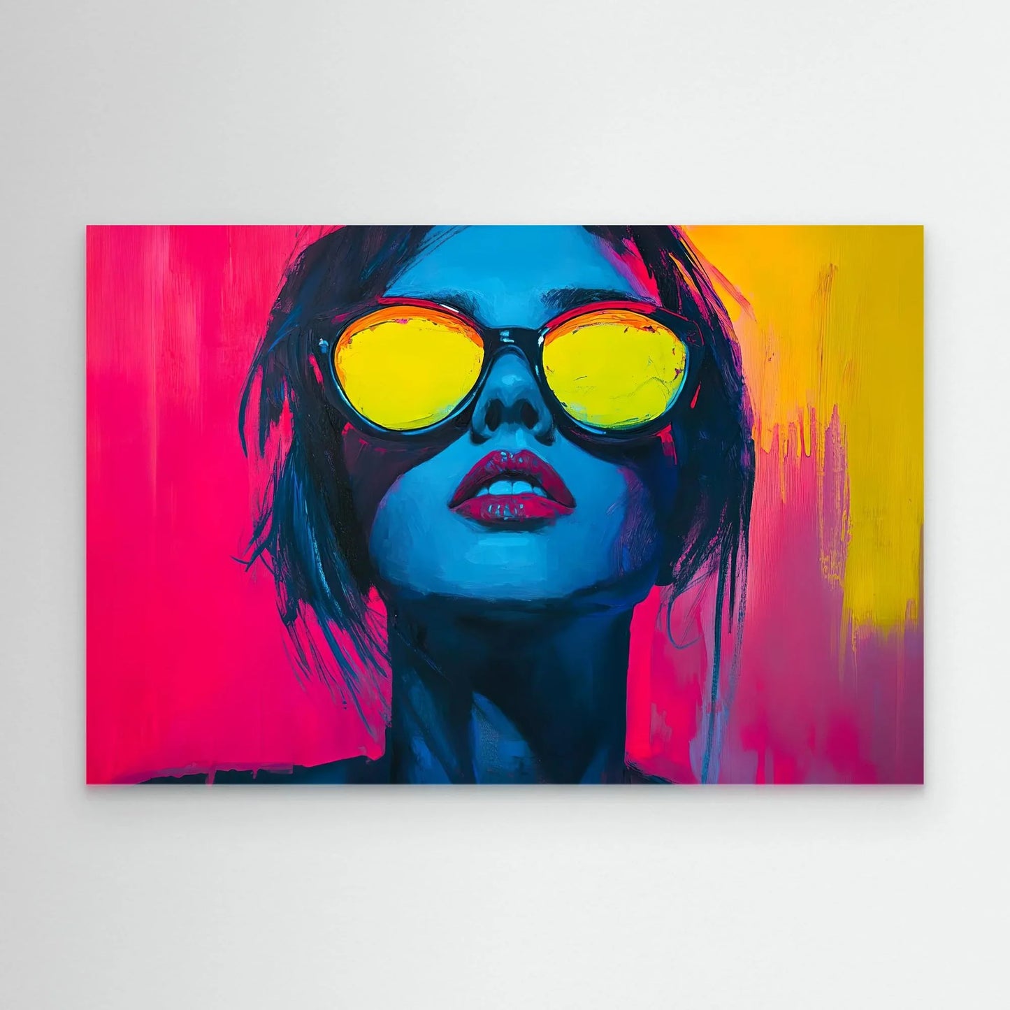 Yellow Haze Canvas Print Robussi