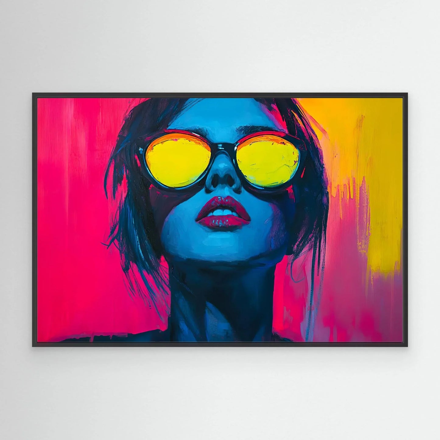 Yellow Haze Canvas Print Robussi